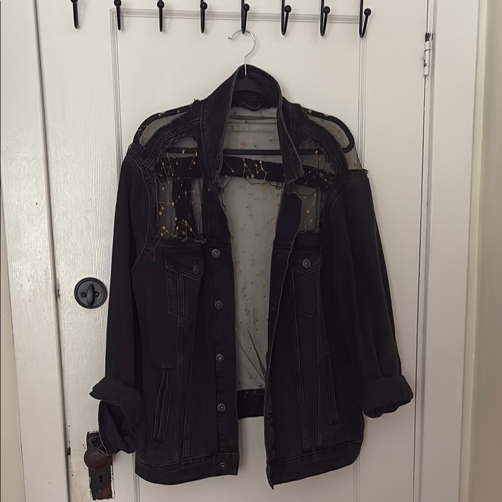 Black Jean Jacket